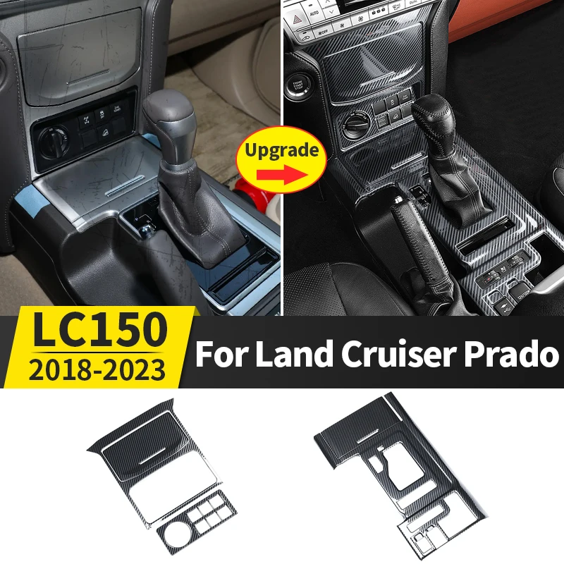 

2018-2021 для Toyota Land Cruiser Prado 150 Fj150, внутренняя модификация, коробка передач, Центральная панель управления, декоративная коробка передач LC150 2020