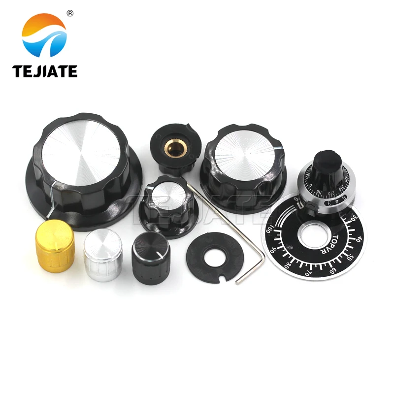 Подстроечный потенциометр WTH118/RV24 ручка Bakelite весы для шляп из алюминиевого сплава