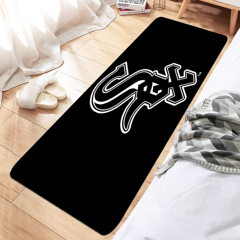 Chicago White Sox Бейсбольный Входной Коврик Нескользящий Напольный Ковер Для Ванной