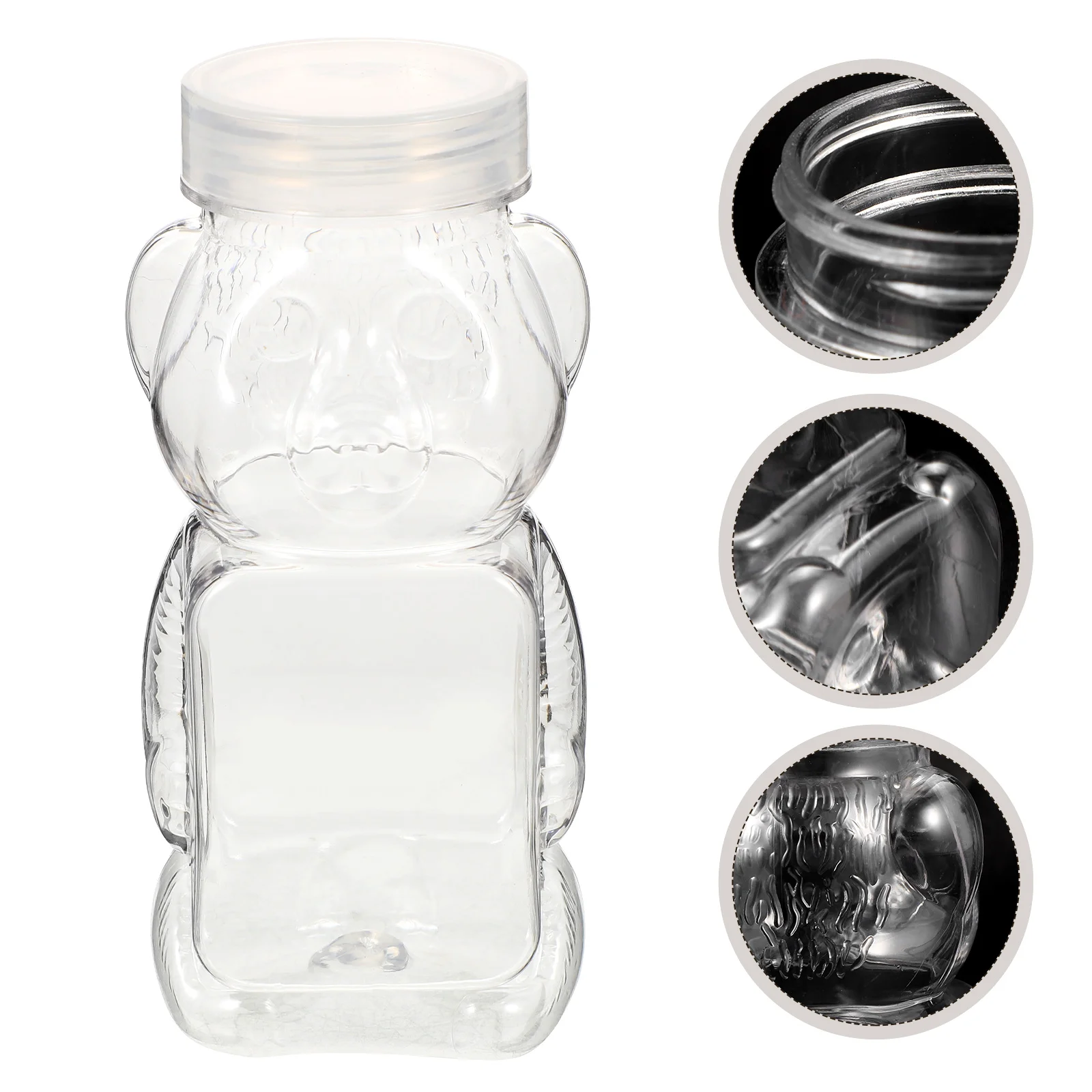 

Honey Bottles Squeeze Container Bottlejar Jars Snowman Candy Sauce Condimentdispenser Drinking Party Shake Christmas Clearsmall