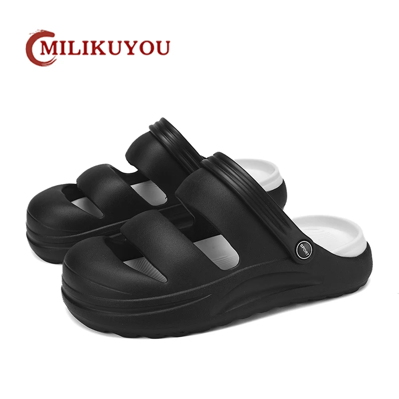 Пляжные сандалии для мужчин и женщин тапки с мягкой подошвой повседневные