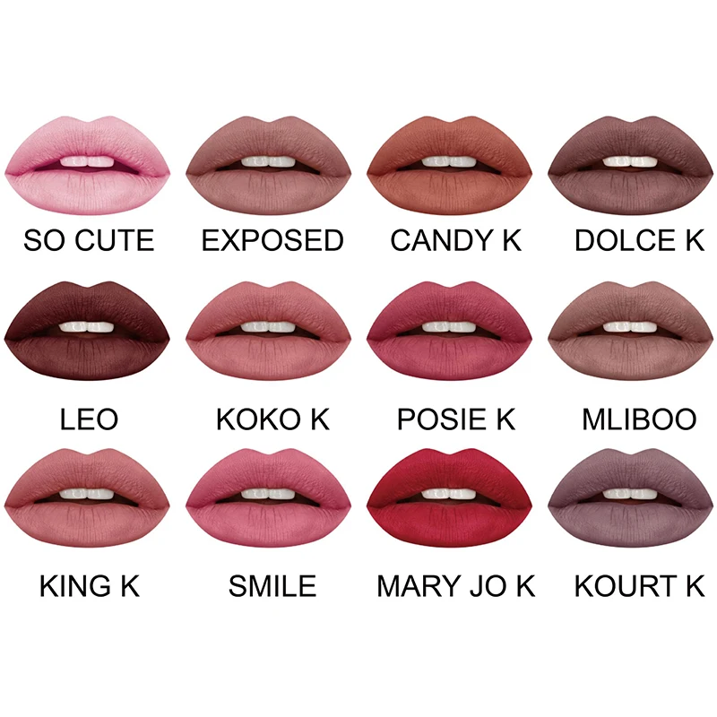 

Matte Velvet Lip Gloss Waterproof Long-lasting Liquid Lipstick Cosmetic Beauty Makeup Accessories Valentine's Day Gift