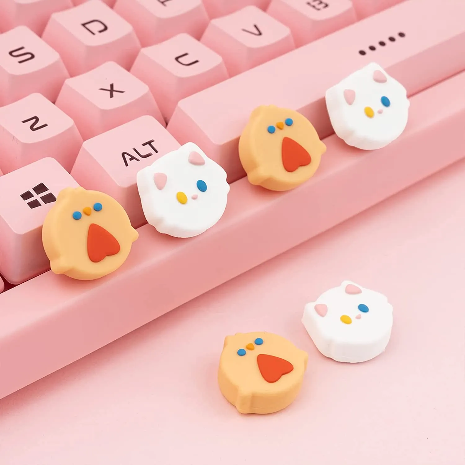 

GeekShare Thumb Grip Cpas For Nintendo Switch Silicone Soft Protective Cover Thumbstick Case For Nintendo Switch Oled and Lite