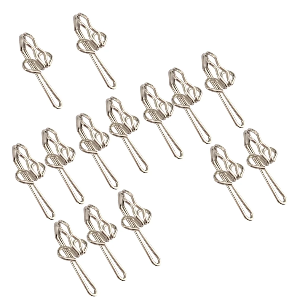 

100pcs Metal Curtain Hook Drapery Hook Curtain Hanger for Window Curtain, Shower Curtain, Door Curtain