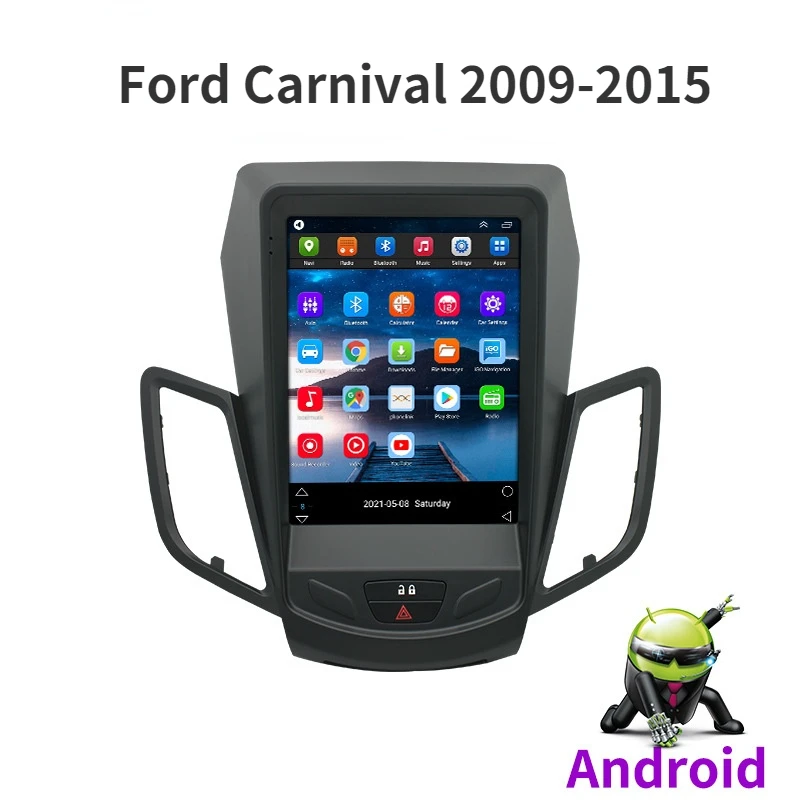 

Car GPS Navigation Android Tesla Style Vertical Screen For Ford Carnival 2009-2015 Auto Radio Stereo Multimedia Player