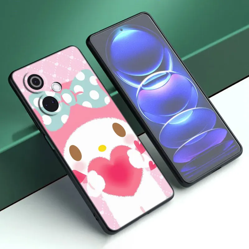 Чехол с рисунком Sanrio Kuromi My Melody черный женский чехол для OnePlus Nord CE3 Lite 3 12 11 2T N30 CE2 N300