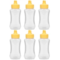 6pcs ketchup sauce dispenser bottles squeeze oil honey sealing bottles sealing bottle