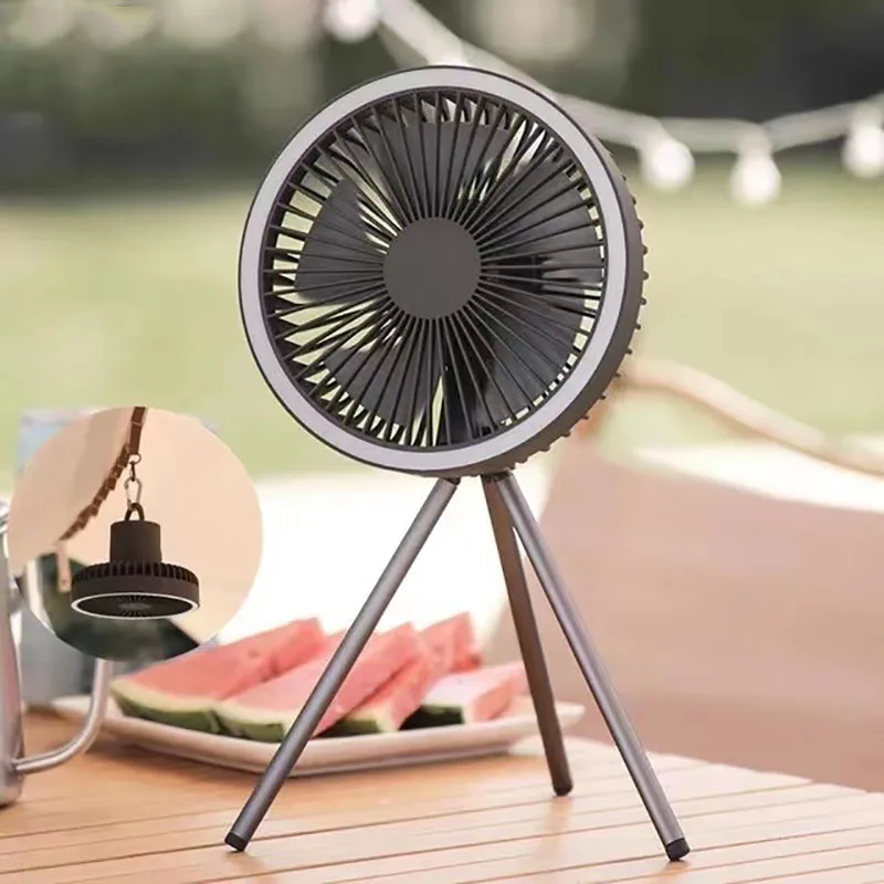 

ADYSS Tripod Fan Outdoor Camping Lighting Electric Fan With Powerbank Multi-function Ceiling USB Desktop Smart Fan Q212