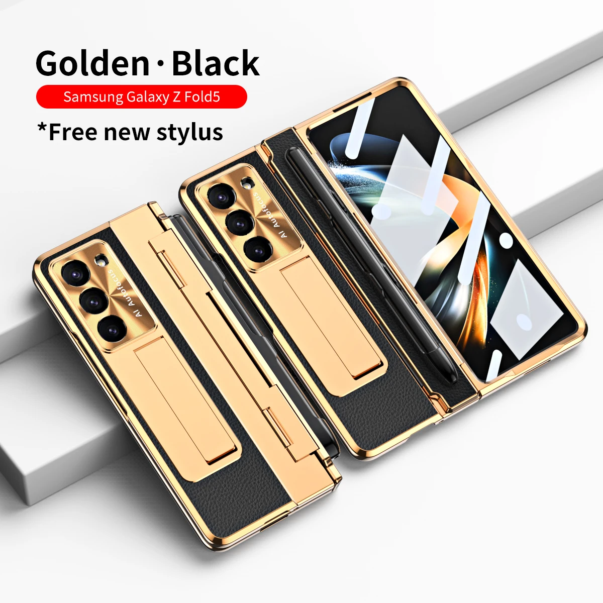 

Тонкий кожаный чехол-держатель для Samsung galaxy Z Fold 5 4 3