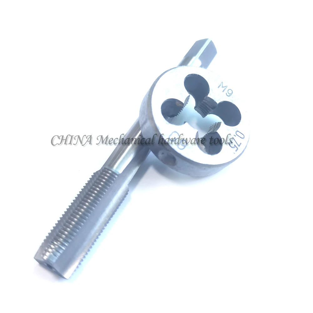 Набор металлических резьбовых кранов и штампов m9x0 75 мм Метрическая машина тонкая