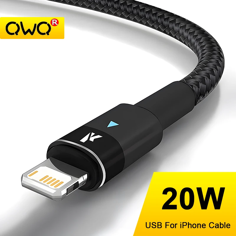 USB-кабель for Lightning PD 20 Вт 5 А для Apple iPhone 14 13 12 11 Pro Max кабель быстрой зарядки типа C USB