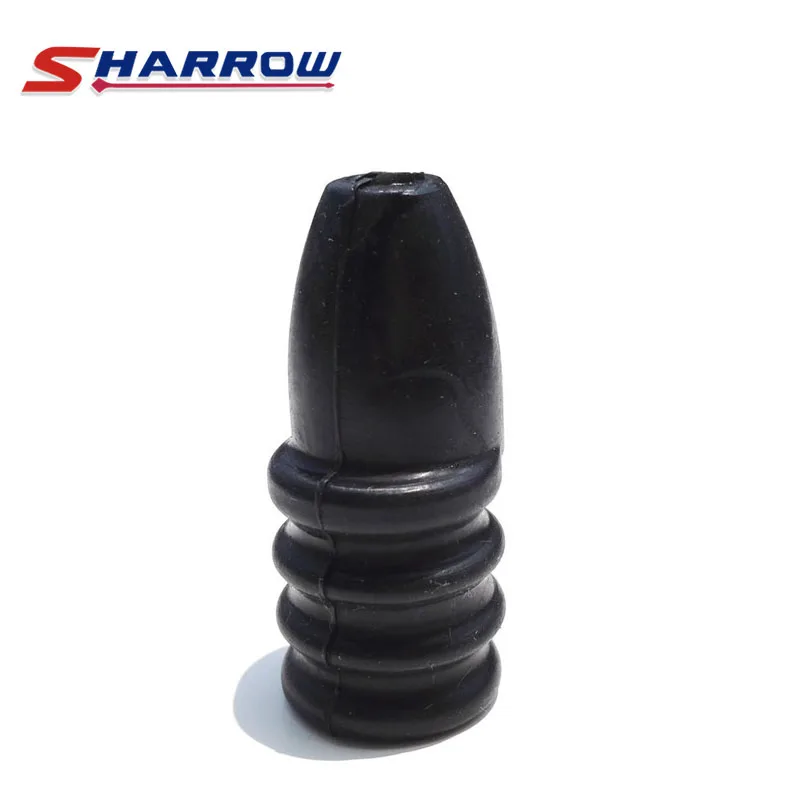 Sharrow 2 Pcs String Stop Replacement End Silicone Black 7.6mm String Stop Replacement End Archery Accessory