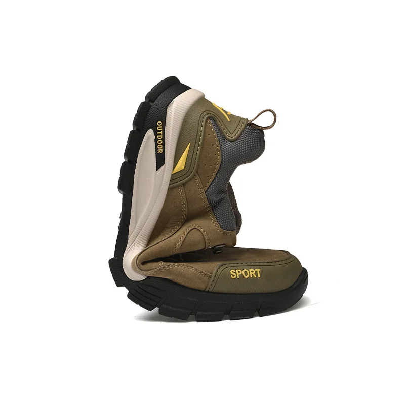 Xiaomi SALUDAS Men's Hiking Boots Outdoor Waterproof Luxury  Plush Warm Leather Casual Shoes Outdoor Motorcycle Sneakers Male