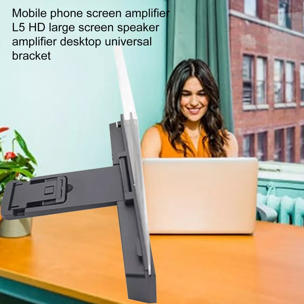 

Mobile Phone Screen Magnifier 3D Video Hd Large-Screen Speaker Amplifier Stand Bracket Durable Universals