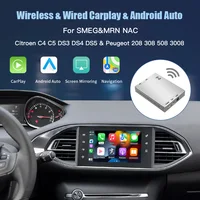 CARABC Wireless Apple Carplay Android Auto For Peugeot&Citroren SMEG&MRN NAC 208 308 508 3008&C4 DS3 DS5 Support Reverse Camera