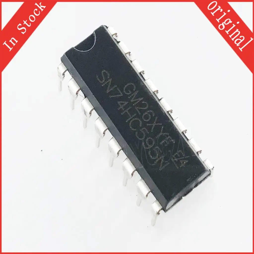 10 шт./лот SN74HC595N 74HC595 DIP 74HC595N SN74HC595 IC DIP-14 в наличии