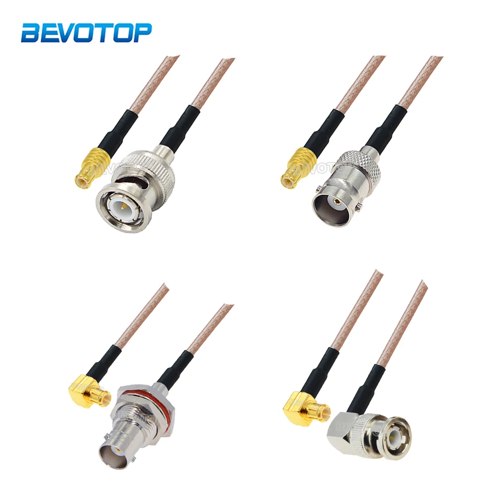 

RG-316 MCX Male Straight/Right Angle to BNC Male/Female Connector RG316 RF Coax Cable Extension Cable Coaxial Jumper Cord