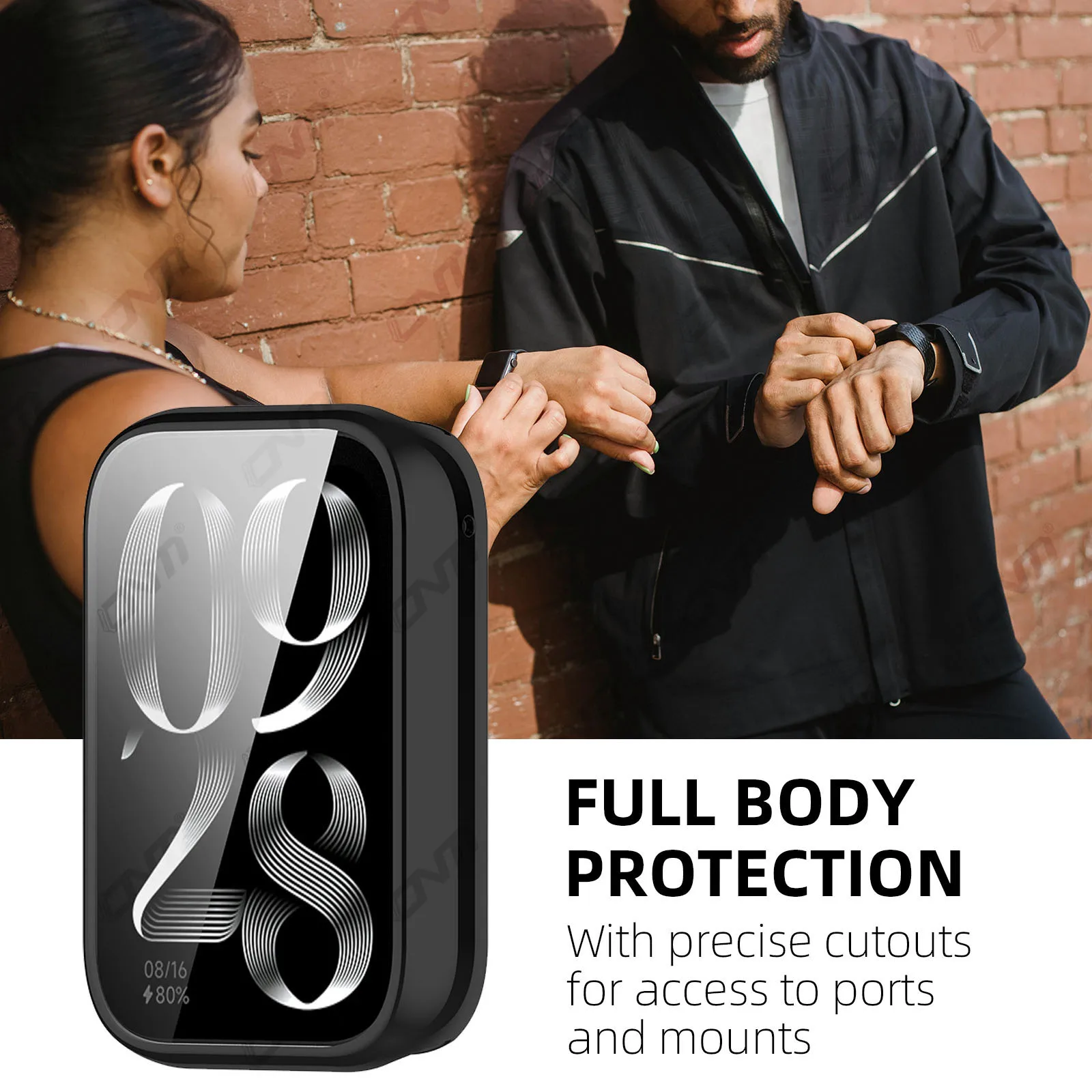 Чехол для часов Xiaomi Mi Band 9 Pro защитная пленка экрана с полным покрытием мягкий