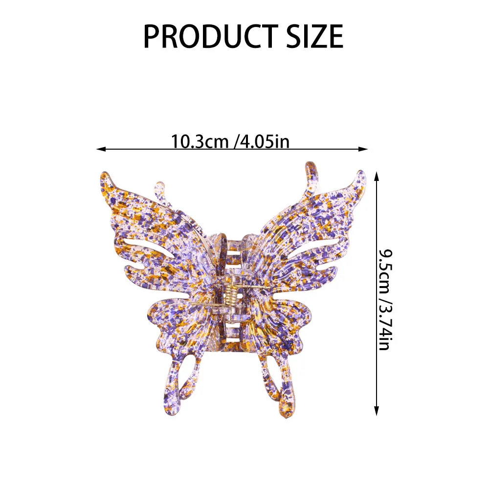 Женская треугольная заколка-краб цвет в ассортименте