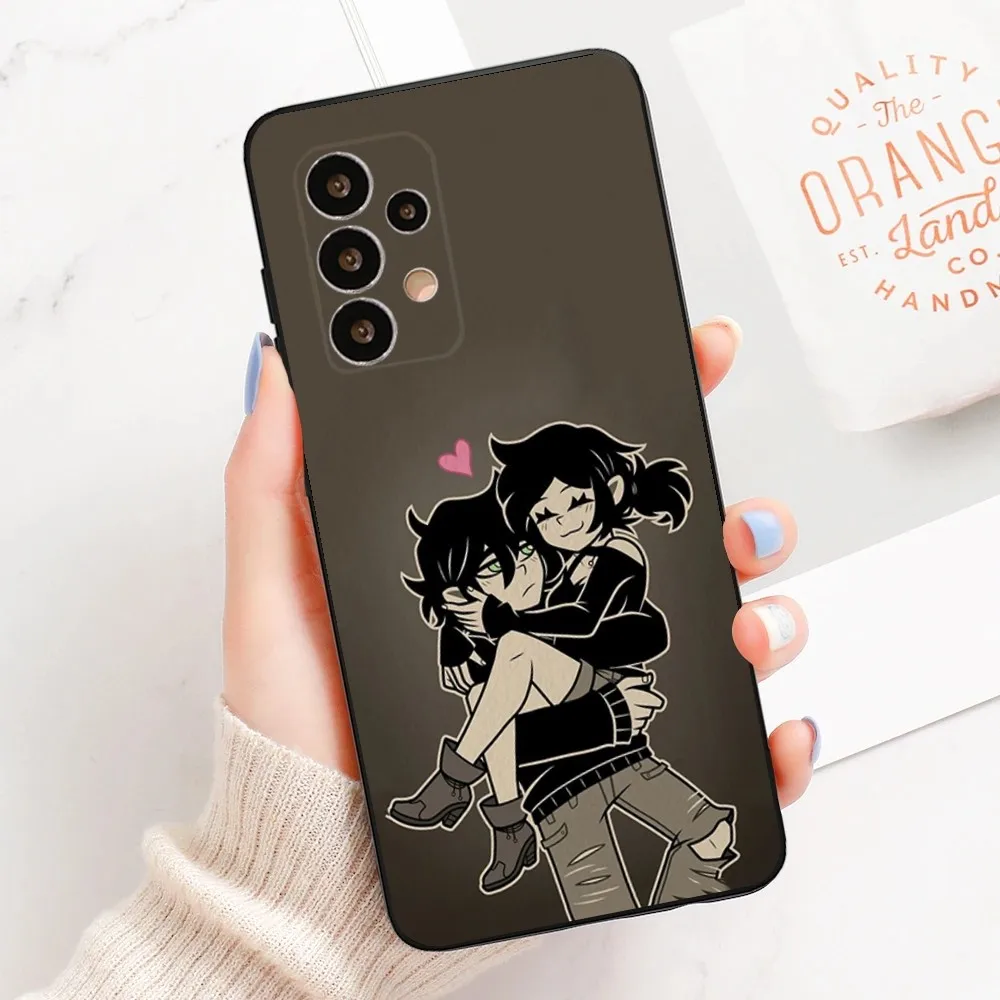 Чехол для телефона T-The Coffin A-Andy Leyley Game Samsung Galaxy A13 A21s A22 A31 A32 A52 A53 A71 A80 A91 мягкий черный