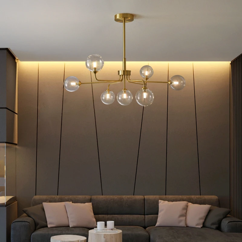 Золотая люстра HomeLover