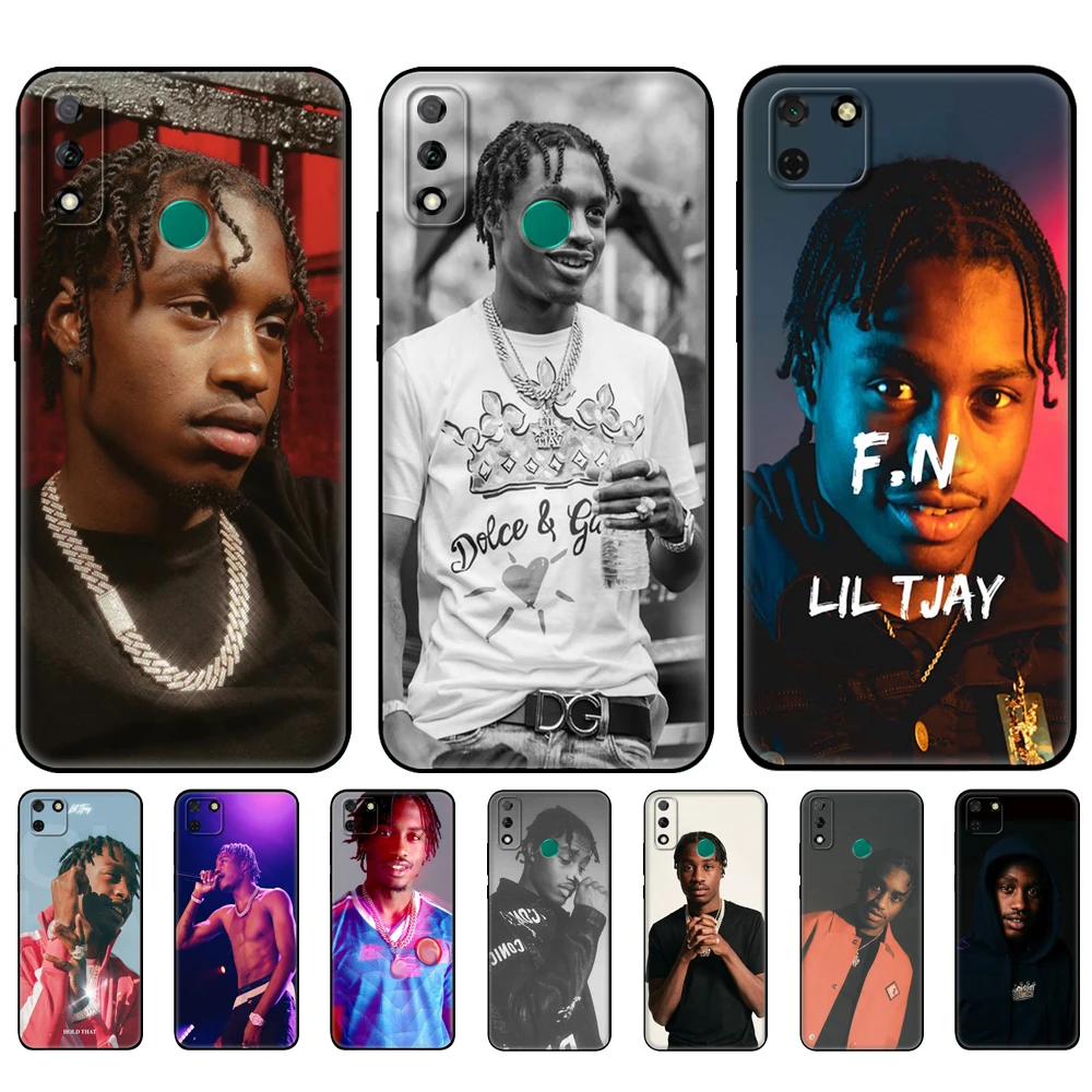 

Black tpu Case For Huawei Y9S Y6S Y8S Y5P Y7P Y8P Case For Huawei Y5 lite Prime 2018 Y6 2019 Cover Lil Tjay Luxury Unique Design