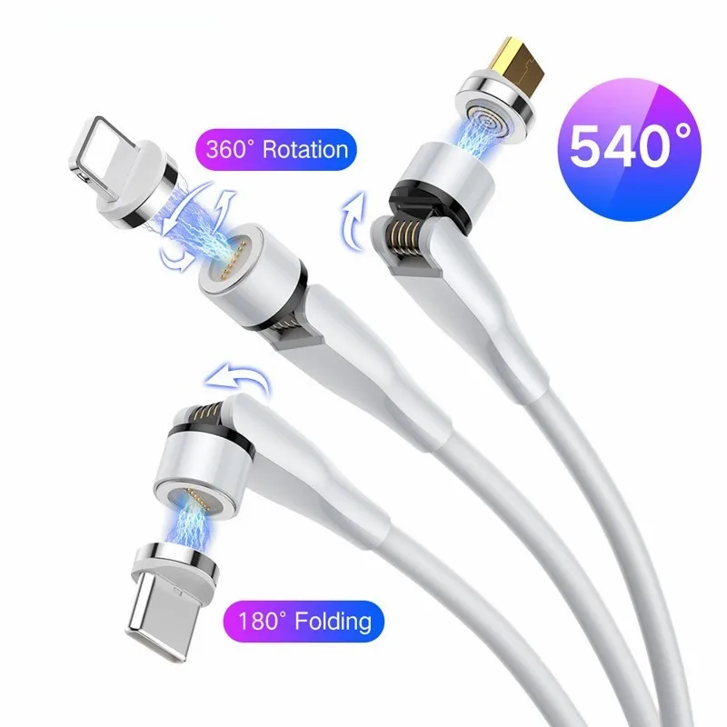 

Magnetic Cable Micro USB Type C Cable 3A Fast Charging For iPhone Xiaomi Magnet Data Charger Wire TPE Phone Accessories Cord