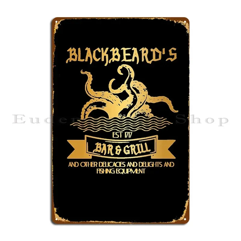 Металлическая табличка Blackbeards