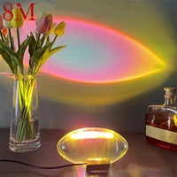 8m modern table lamps creative crystal egg shape shade colorful decorative for home atmosphere light