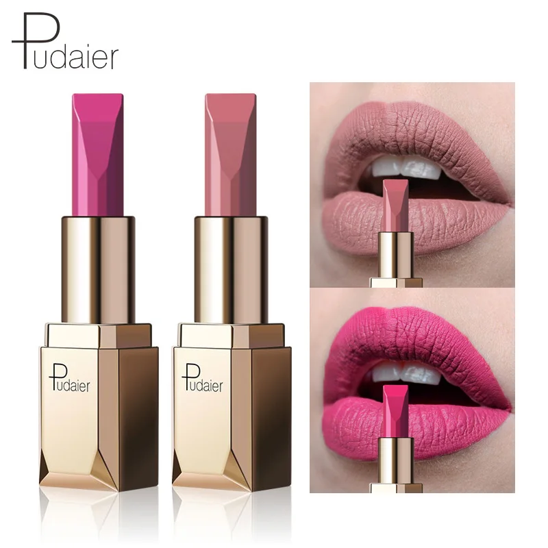

26 Colors Matte Lipstick Waterproof Velvet Nude Lipstick Pencil Sexy Nude Red Brown Pigments Lips Makeup Long Lasting Lip Balm