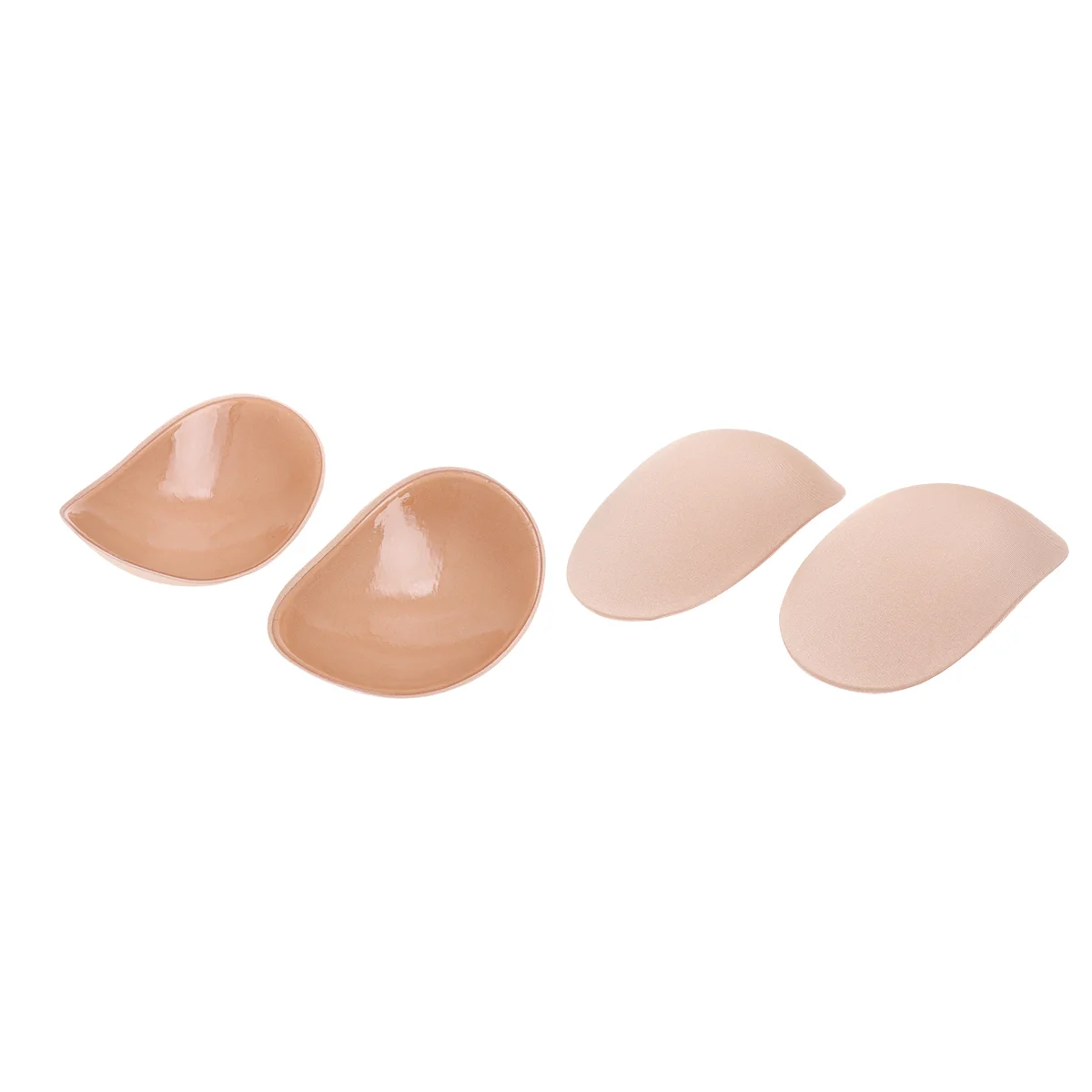 

2 Pair Women Shoulder Pads Adhesive Shoulder Enhancer Shoulder Pads Anti-Slip Shoulder Pads Accessories (Khaki)