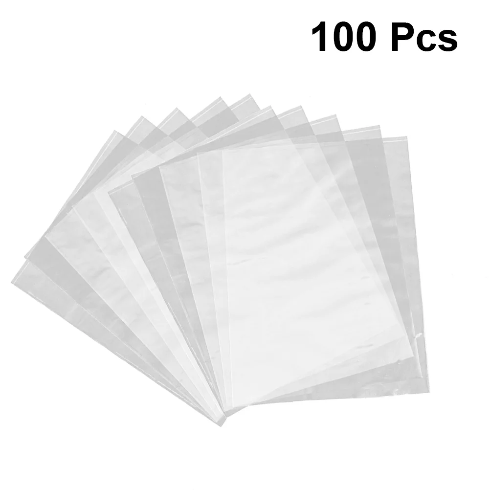 

100 PCS Shrink Wrap Bags Shrink Film Food Packing Wrap Letter Food Wrap Film Plastic Pallet Supplies Shrink Packaging Wrap