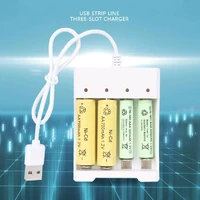 hot usb 4 slots fast charging battery charger short circuit protection aaa and aa rechargeable battery station high quality