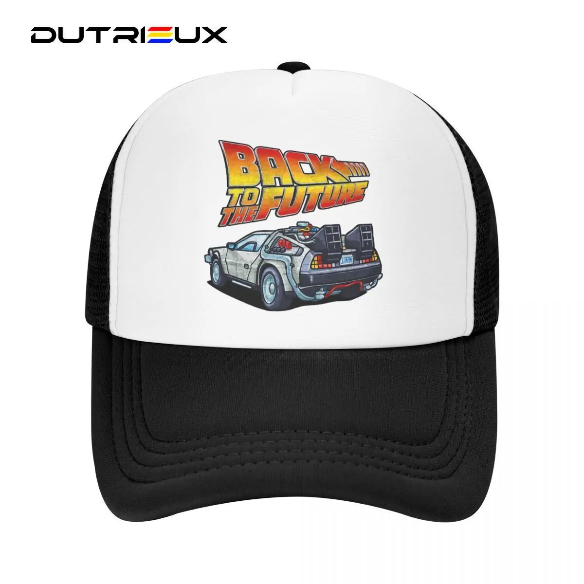

DUTRIEUX Cool Back To The Future Trucker Hat Women Men Personalized Adjustable Unisex Baseball Cap Outdoor Snapback Caps