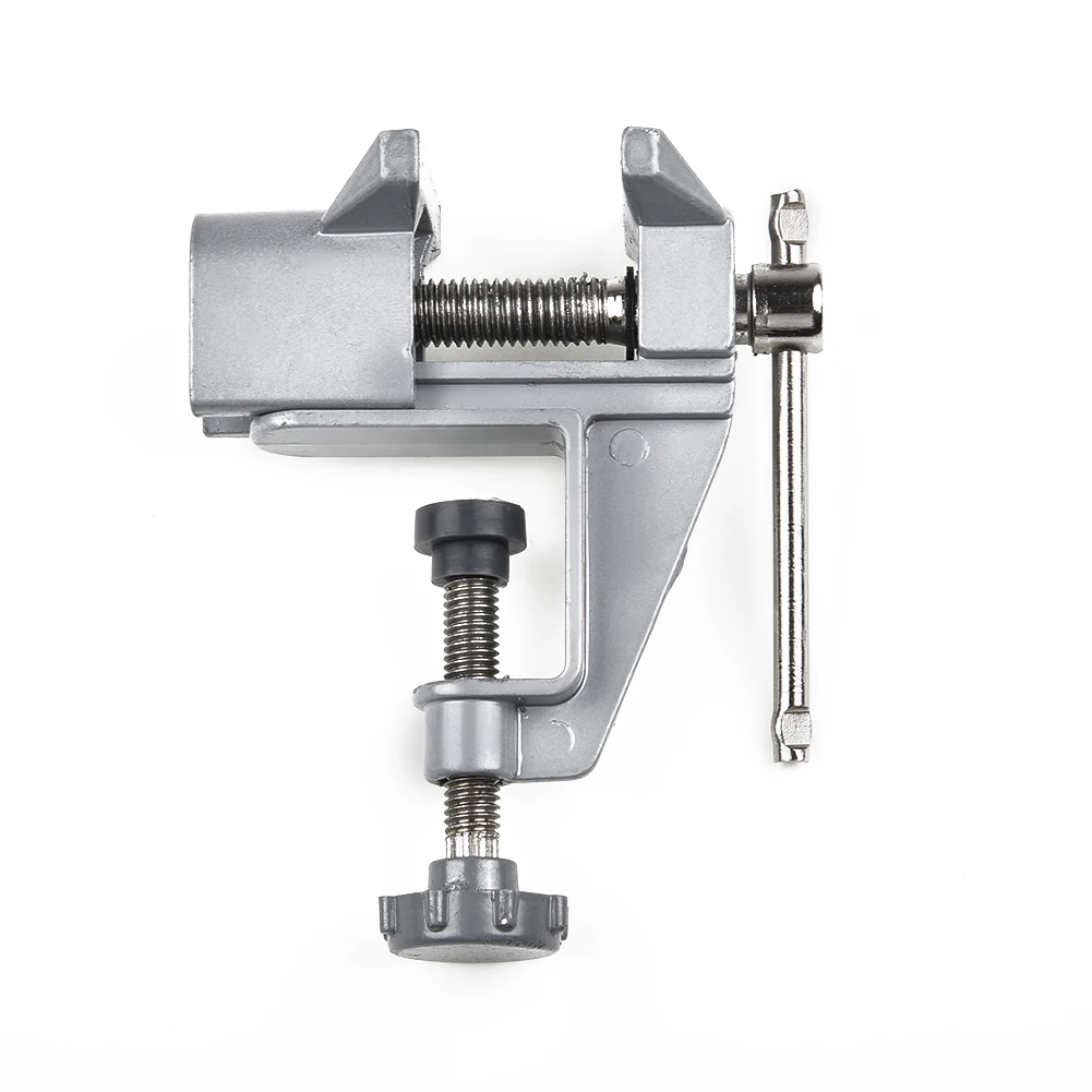 

Swivel Table Bench Vise Tool Workshop Aluminum alloy Carpentry DIY Heavy Duty Hobby Holding Repair Supply Clamp