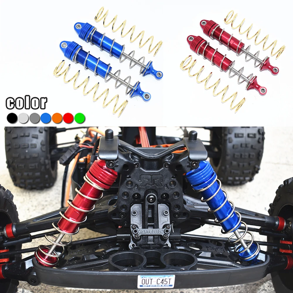 

GPM ARRMA 1/5 KRATON ARA110002T1/ARA110002T2 OUTCAST 8S ARA5810 metal Aluminum 187mm front/Rear shock absorber damping ARA330610