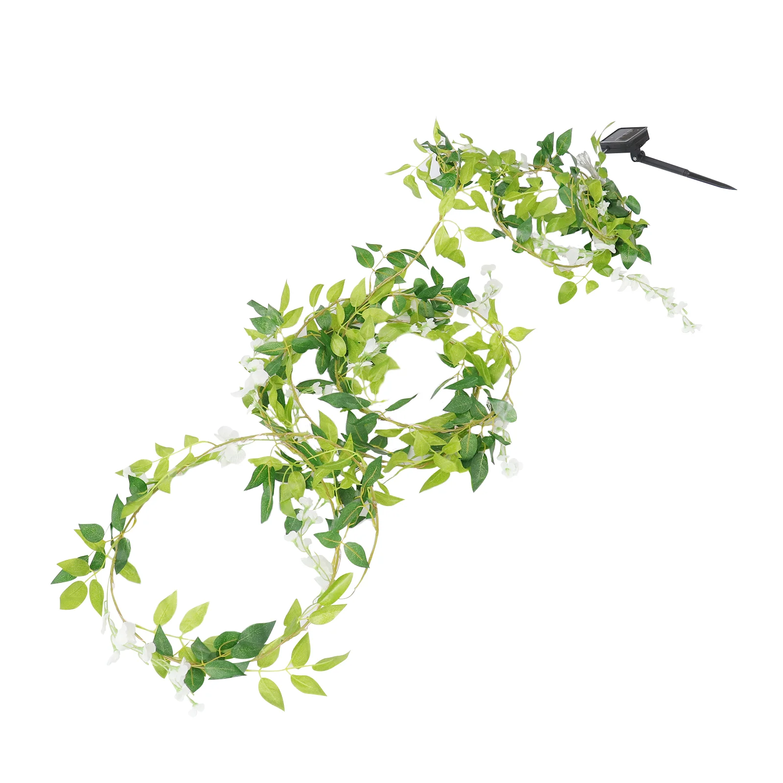 

Leaf Rattan Solar String Lights Fairy Garden Lights for Outdoor Home Lawn Patio