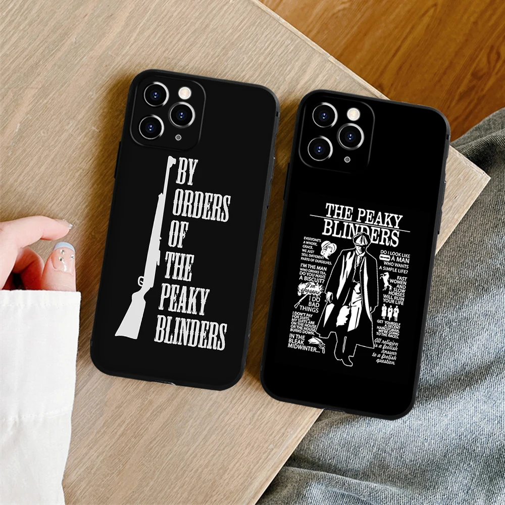 

FOR IPhone 14 Trendy Soft Case for Iphone 14 11 12 Pro 8 7 Plus X 13 Pro MAX SE2020 XR XS Peaky Blinders Tv Soft Covers