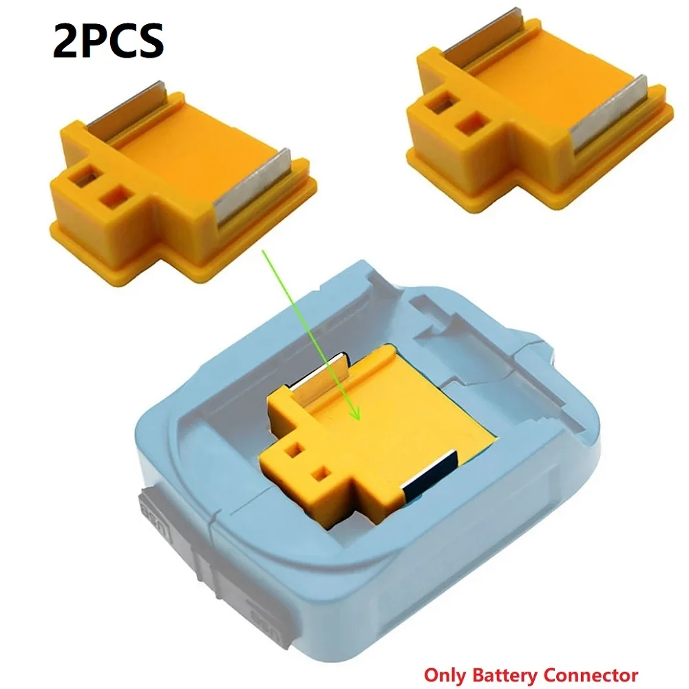 2PCS Connector Terminal Block Replace Battery Connector For Makita Lithium Battery Charger Adapter Converter Electric Power Tool