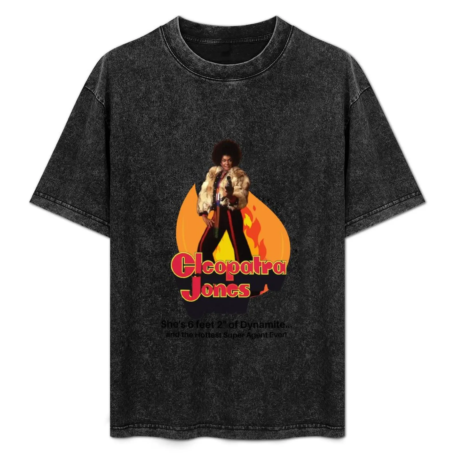 Фото Футболка Cleopatra Jones Tamara Dobson Blaxplotation, модный повседневный топ с короткими рукавами №1