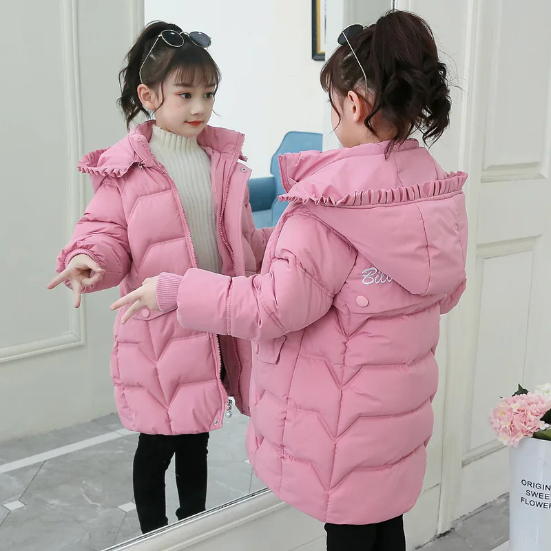 

New Baby Girls Outerwear Jackets Girl Clothing Fashion Children Tops Autumn Winter Warm Hooded Coats TZ528