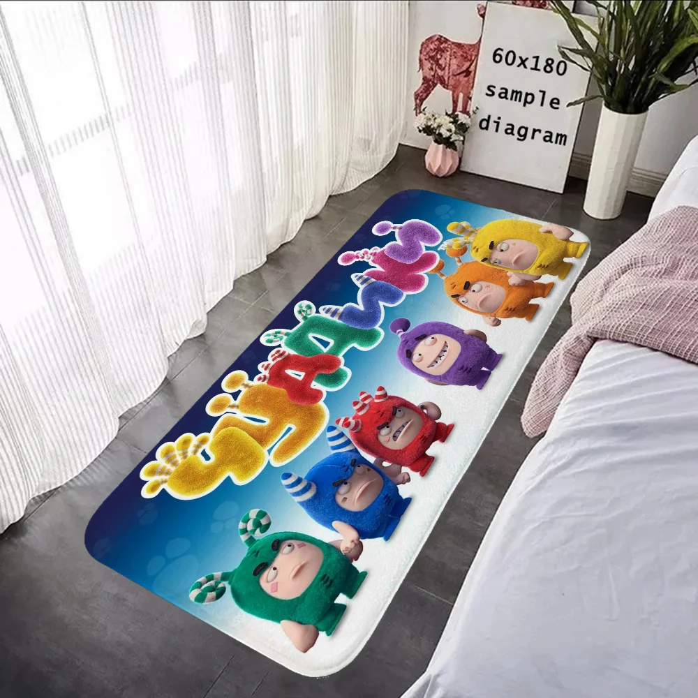 Oddbobs Роскошный Дверной Коврик Из Замши Современный Стиль Нескользящий Кухонный