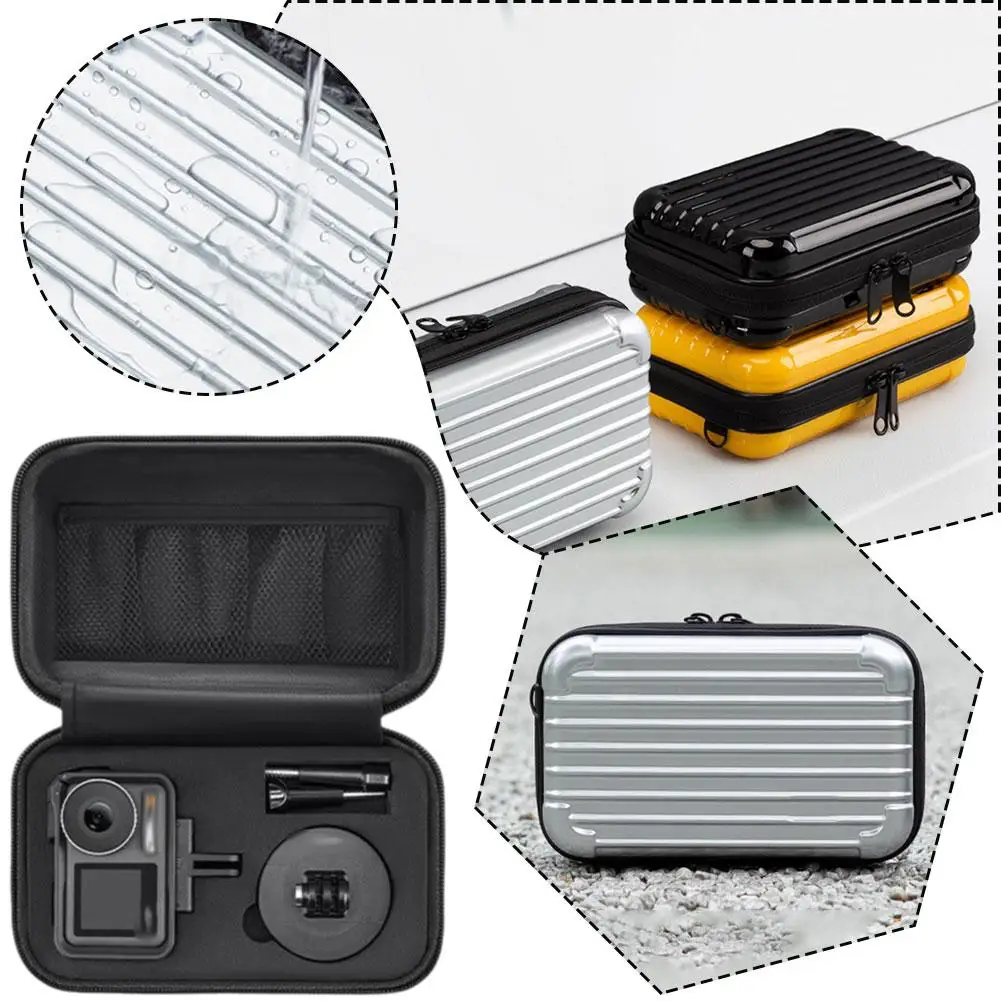 Для DJI Action 5 Pro чемодан Жесткий корпус сумка для хранения портативный спортивный