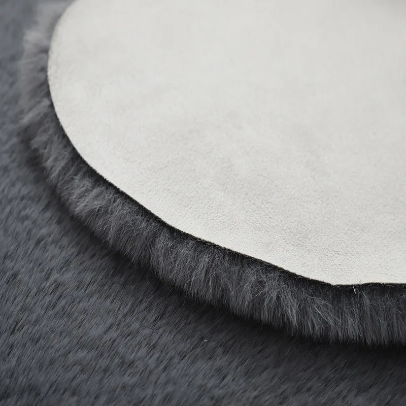 Меховой ковер в форме медведя пушистые ворсистые коврики для гостиной напольный