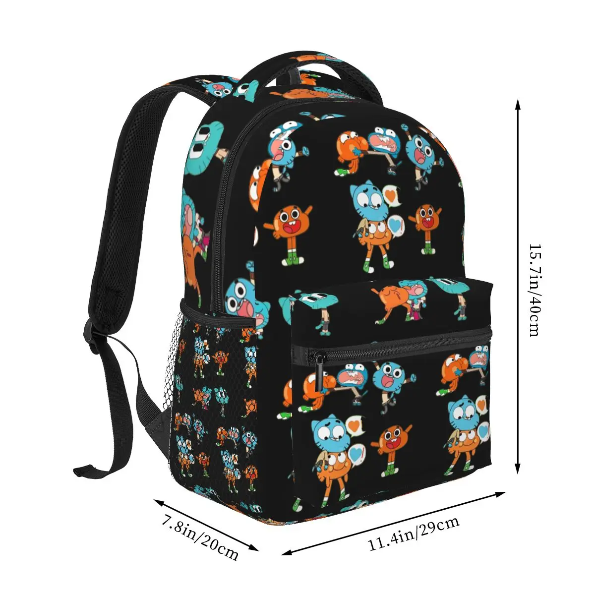 Рюкзаки Gumball для мальчиков и девочек детские школьные ранцы мультяшный детский