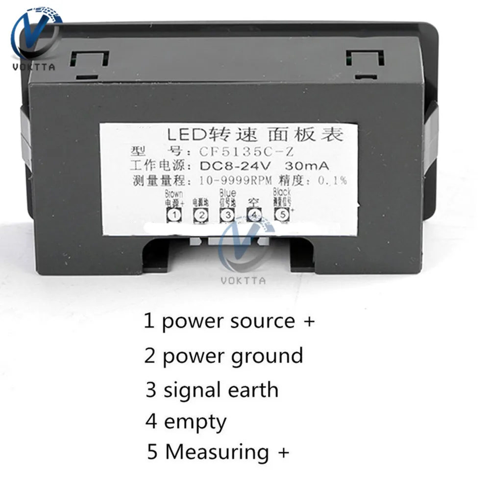 12 В 0 56 ɴ цифровой светодиодный дисплей Тахометр таймер об/мин измеритель
