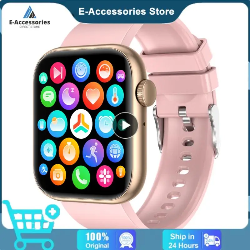 

Sports Fitness Smart Watch Touch Screen Voice Assistant Sports Watch 1.85 Inch Multifunction Watches For Android Ios Alarm Clock
