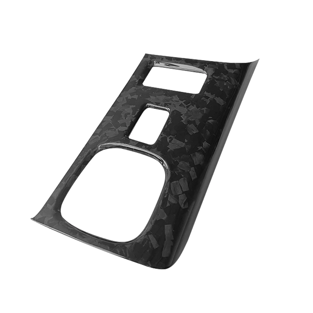 Кованая карбоновая центральная консоль крышка сиденья нагревательная панель