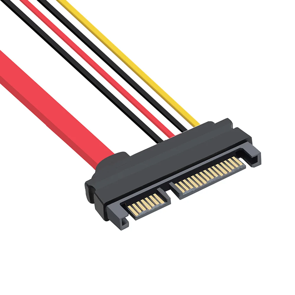 SAS/SATA SFF-8482 SAS 29 Pin к SATA 22Pin кабель расширения жесткого диска Raid с 15-контактным портом