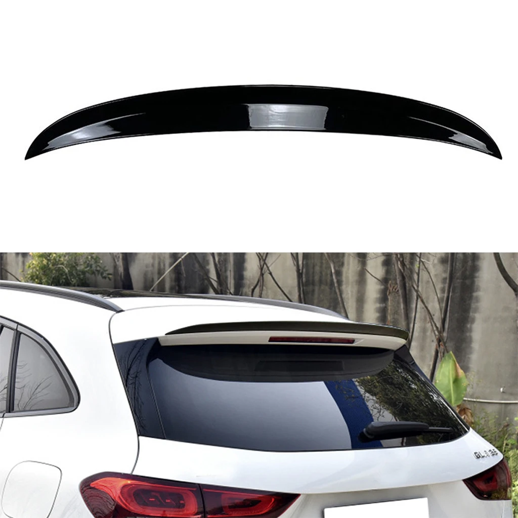 

For Mercedes Benz H247 GLA Class GLA200 GLA180 GLA35 2020-2021 Car Tail Trunk Wing Trim Rear Roof Spoiler Style Lip Splitter